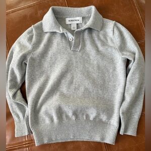 Nordstrom Brand Boys Long Sleeve Cotton Polo Sweater